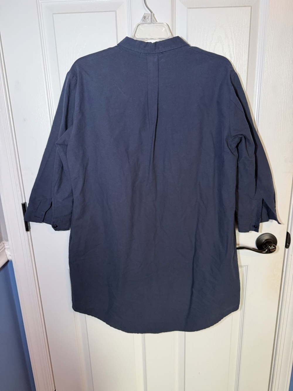 Tuckernuck Pomander Place Polly Navy Blue Lagenlook Tunic Dress SZ S - Picture 3 of 4